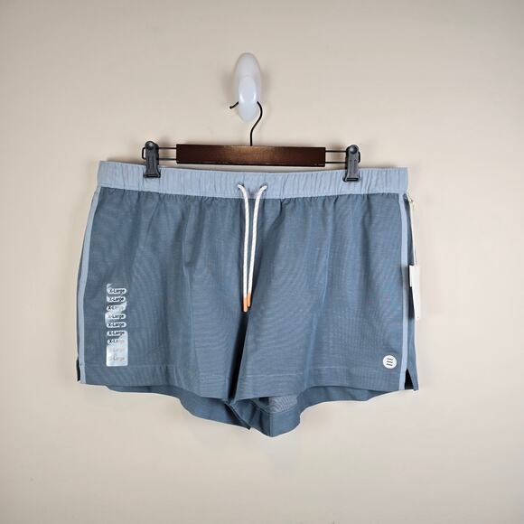 Free Fly Women's Size XL Reverb Short Pacific Blue Athletic Swim Hiking